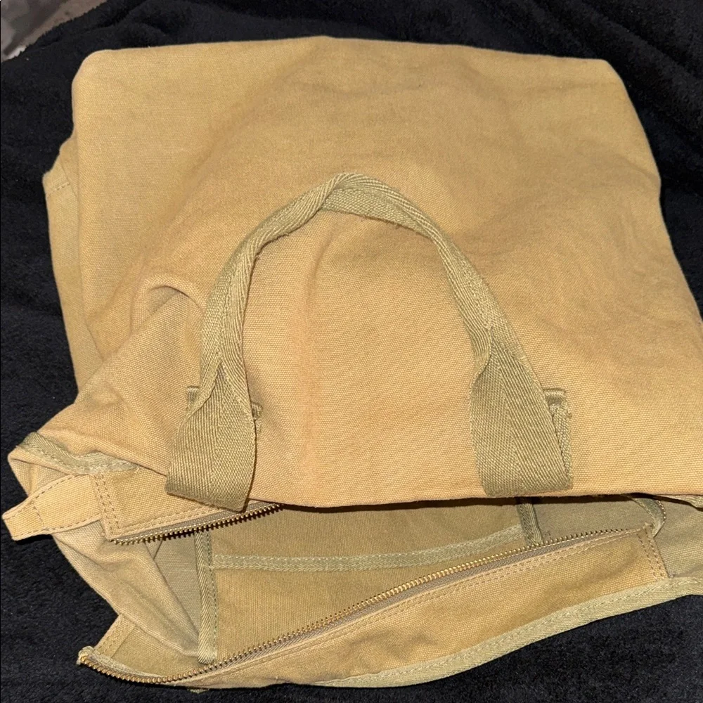 Margot Khaki Canvas Tote Blair - Picture 9 of 12